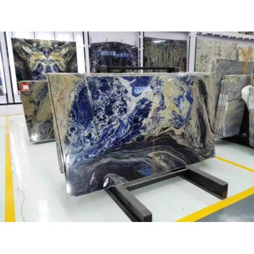 lempengan sodalite biru untuk latar belakang