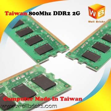 Taiwanese Manufacturer Ddr2 1600mhz ram 2gb compatible motherboards Module Memory