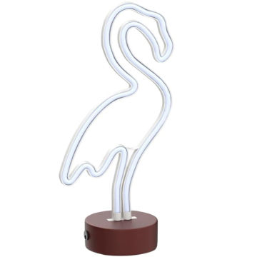 USB Powered Flamingo Neon Знак светодиодный свет для девушек подарков и украшения комнаты