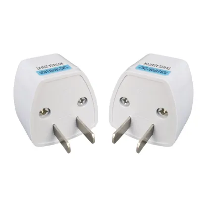 2pin Universal Plug Adapter Power Adapter Conversion Plug Travel Adapter Converter US Plug
