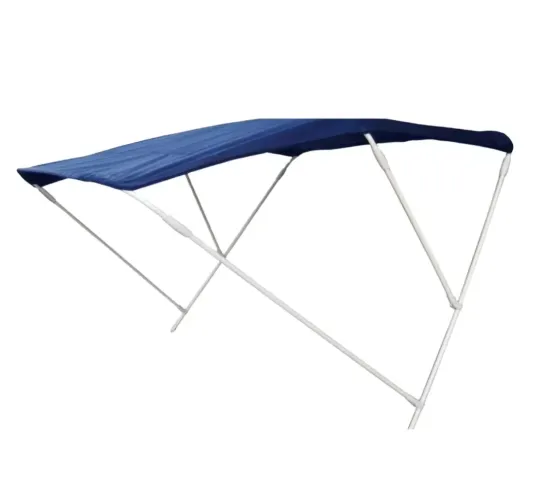 White Painted Aluminium Frame Bimini Top for Marine 3 Bow