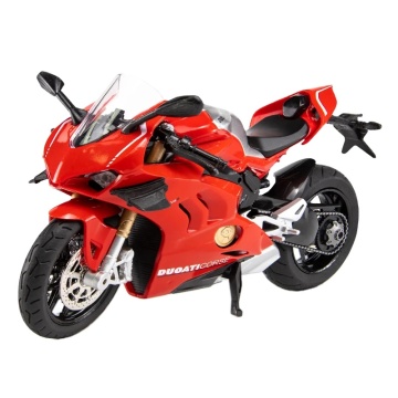 1/12 V4S Diecast MINI Motorcycle Alloy Model Toy with Lights for Kids