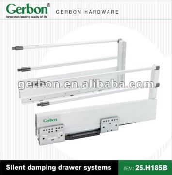 Silent Damping drawer slider