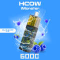 HCOW Imonster 6000Puffs Перезаряжаемый одноразовый вейп