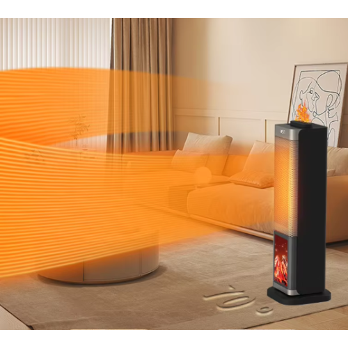 2000W Quick Heating PTC Heater with 3D Flame & Humidifier
