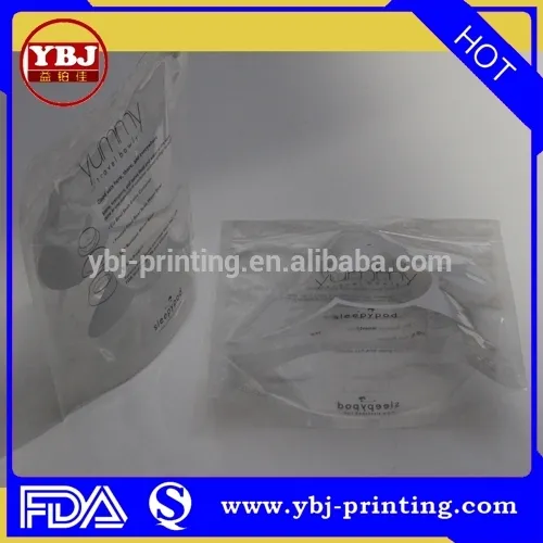 clear food packaging stand up pouch plastic zipper bag