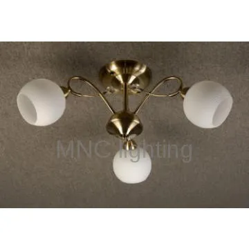 3L glass shade ceiling light modern pendant lighting