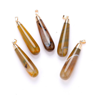 Fashional Waterdrop Agate Pendant Necklace Jewelry