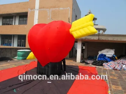 Customized inflatable The Arrow of Love,Big inflatable advertising Cupid's Arrow,Inflatable model decerations