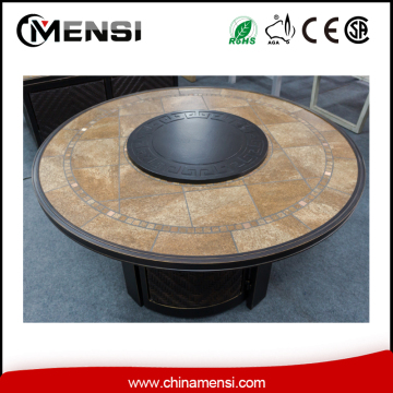 ceramic tile tabletop 48 inch garden round fire pit