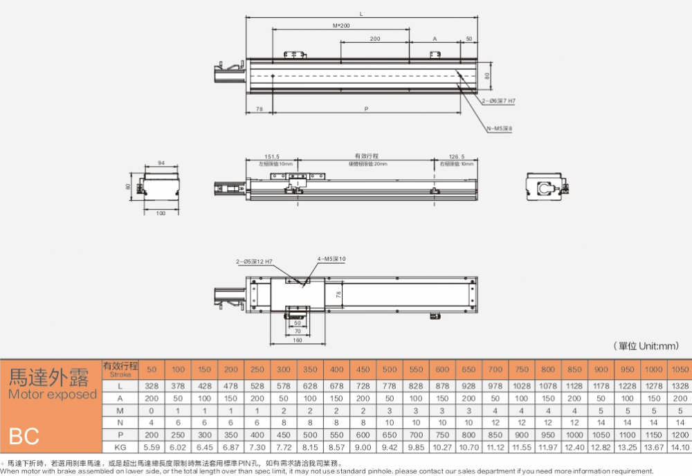 Dust Free Screw Linear Module