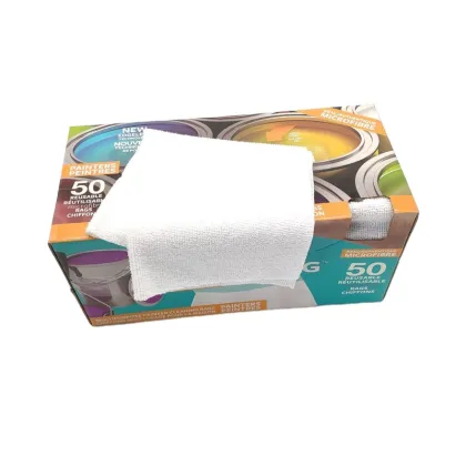 Grab-A-Rag 50PK Microfiber Ultrasonic Cut Wiping Rags