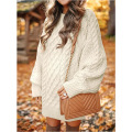 Women's Casual Knitted Oversized Sweater Dress