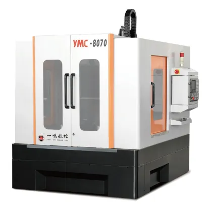 Maxtors Hot Sale: Compact Double Column CNC Milling Machine with Engraving - Model YMC-8070