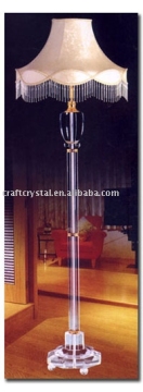 crystal floor lamp