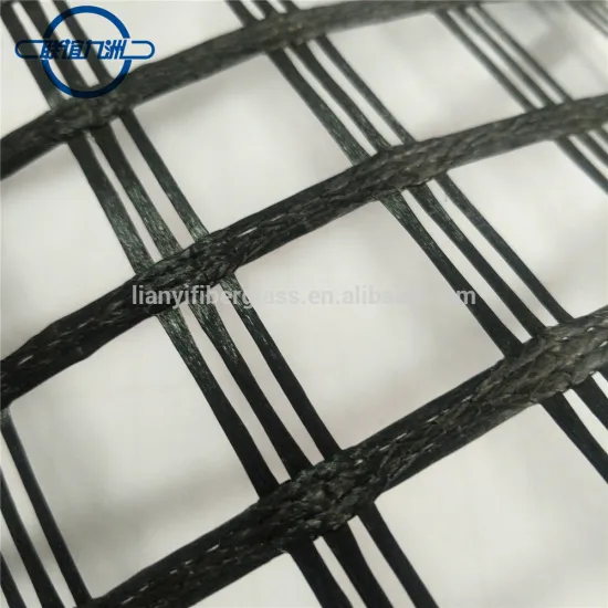 Polyester Geogrid coated with PVC