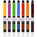 Puff Flex Al por mayor - 2800 bocanadas de 1500 mAh Batería