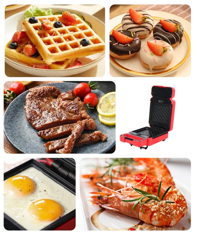 industrial Waffle maker waflera Machine machines for small businesses Custom plate 220V Commercial use Rotate Waffle Makers
