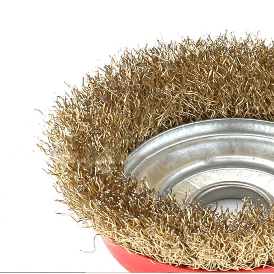 Professional Grade 125x30mm Crimped Wire Brush Wheel Cup Brush for Angle Grinder - Ideal for Polishing and Cleaning Tasks