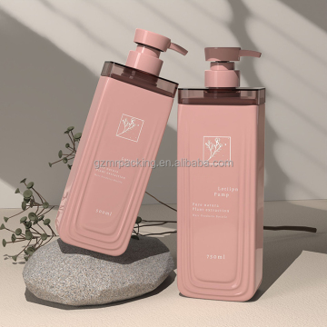 Eco-friendly 500ml PP Bottle Pump with Silk Screen Printing for Shampoo and Body Wash