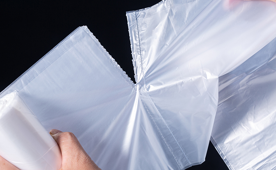 White Plastic Office Garbage Bag