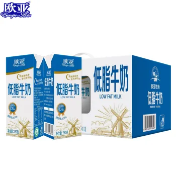 Low Fat Milk 250g 12 Cartons Family Breakfast
