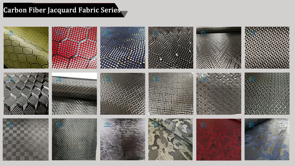 carbon fiber jacquard fabric