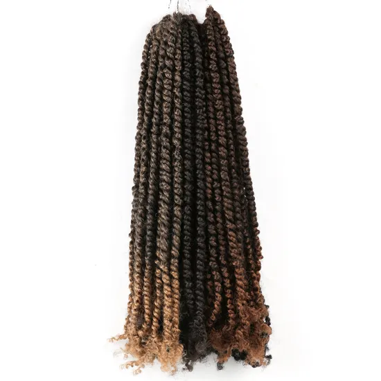 Alileader 18inch Ombre Color Bomb Twist Pre Twisted Passion Twist Synthetic Crochet Braid Hair