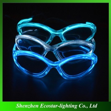 2016 best selling sound activated el wire sunglasses for party decoration