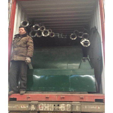 latest fully-open door tire pyrolysis equipment