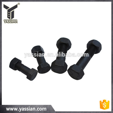 12.9 black bolts with nut bucket bolt