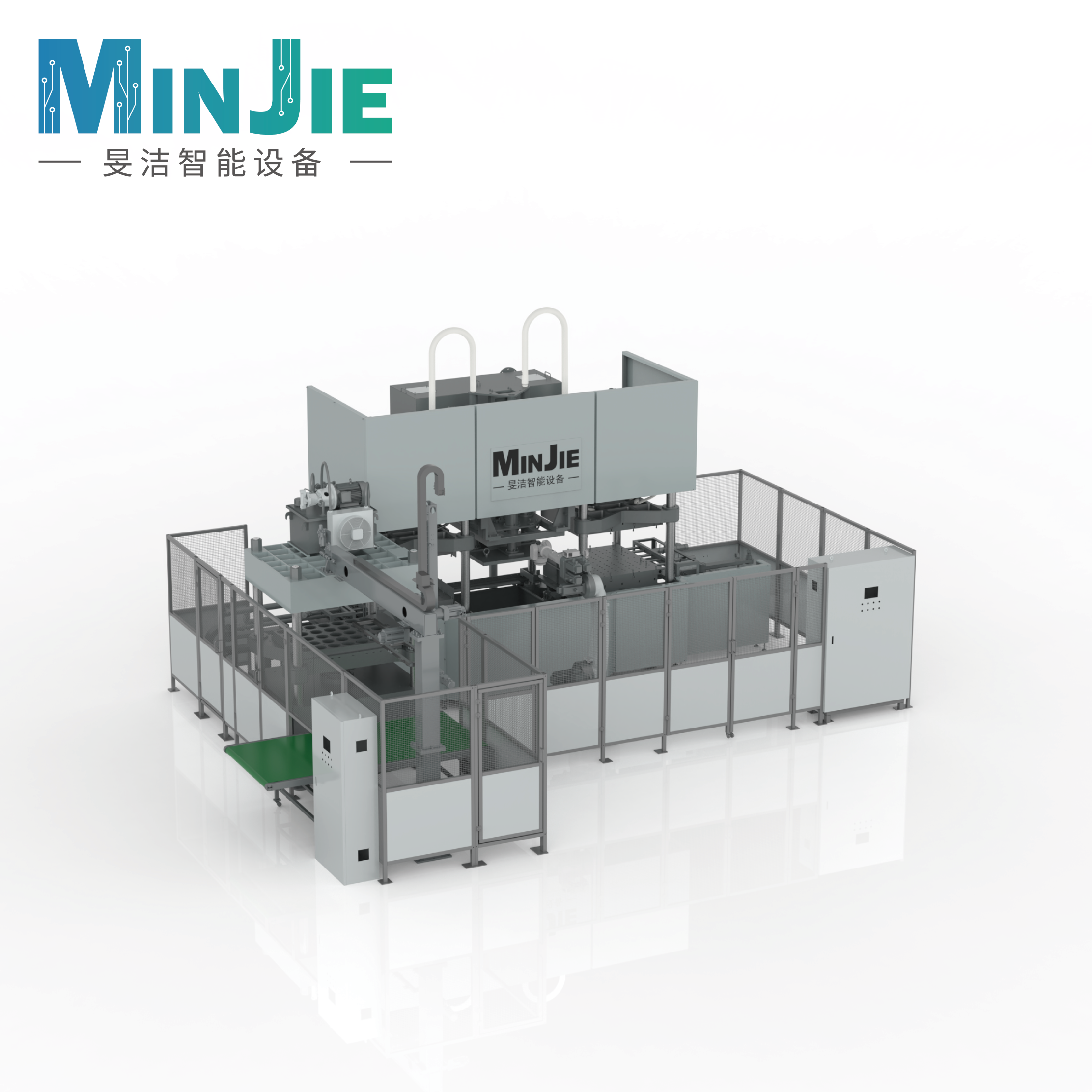 Linha de produção de termoformagem amigável ao meio ambiente