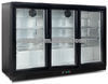 commercial triple door back bar coolers