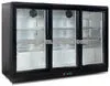 commercial triple door back bar coolers