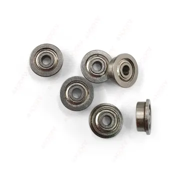 MF84ZZ HXHV Micro Flange Chrome Steel Deep Groove Ball Bearing 4x8x3mm