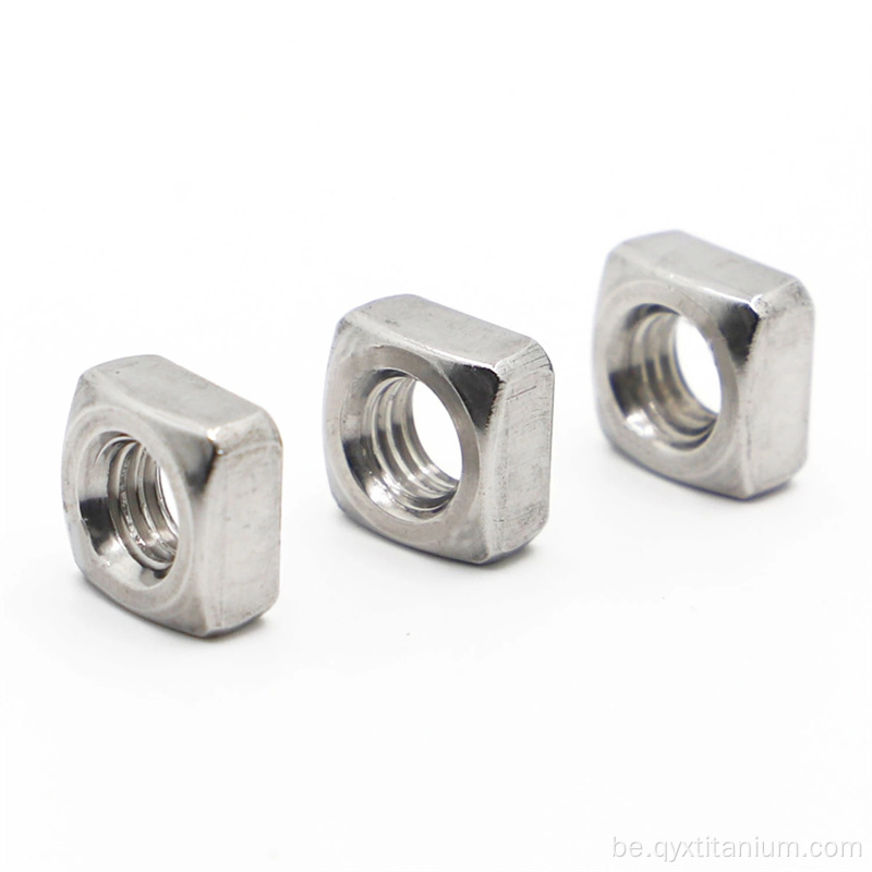 Карыстальніцкая гайка Gr5 Titanium Square для аўтамабільнага нанясення