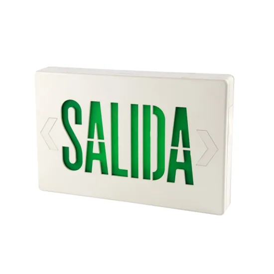6 Inch cULus Approved EXIT SIGNS-SALIDA Model for JEE Series with Green Letters: Your Safety Solution