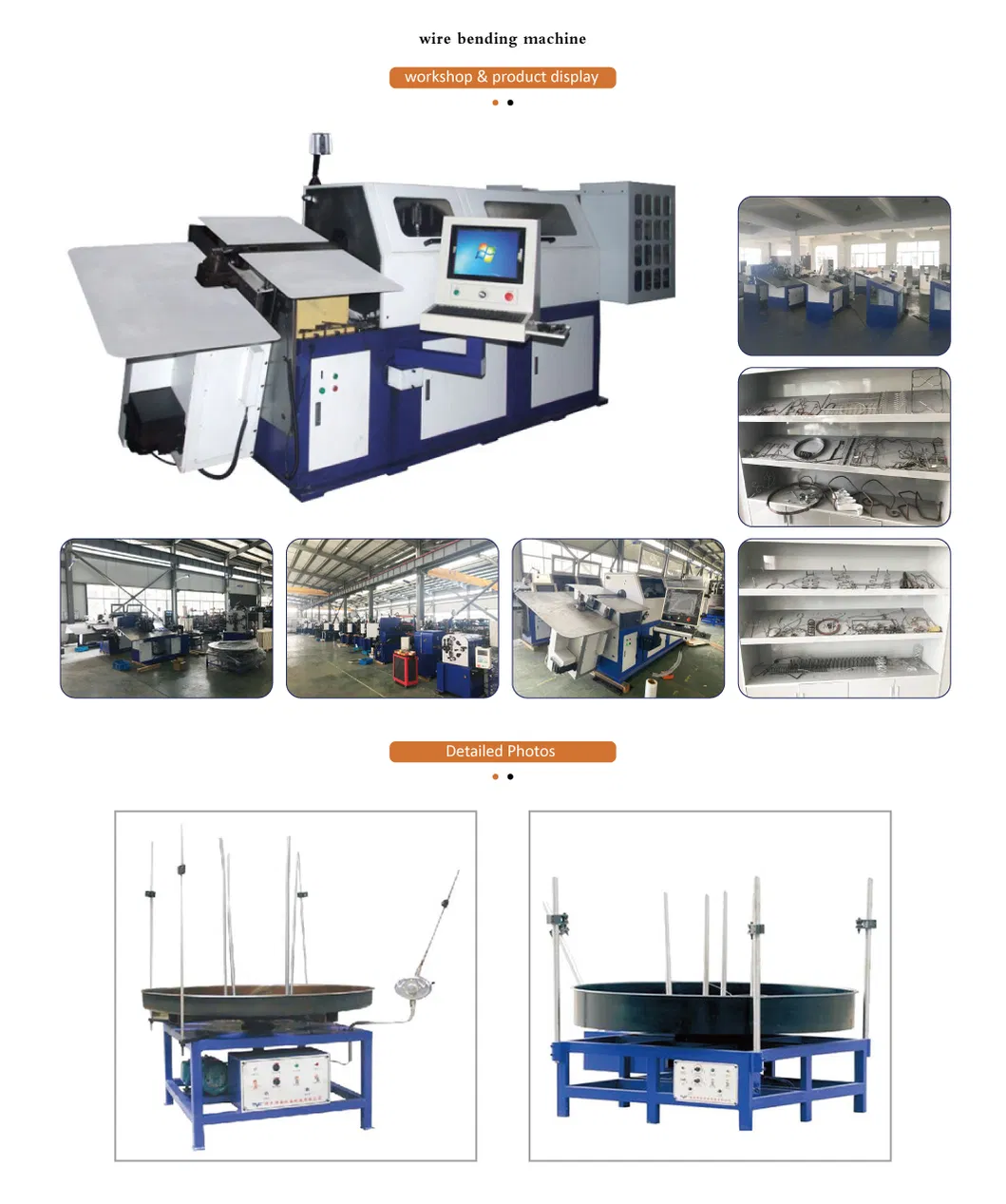 High Precision 7 Axis 2.0-12.0mm Wire Rod Forming Machine Wire Forming Euipment with CE ISO