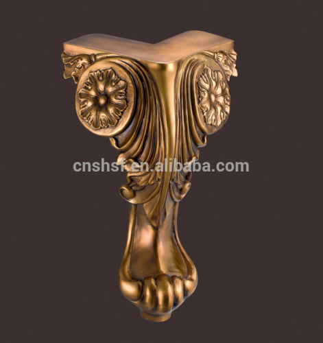 B114 Antique Brass Leg for Sofa Table