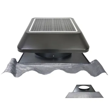 14'' 25W Solar Powered Roof Tunnel Vent: High-Speed DC Ceiling Ventilator for Attic Heat Extraction