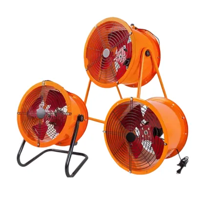 Adjustable Speed Axial Flow Fan: Portable, Standing Type Ventilation Fan