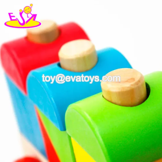 Interesting kids wooden car shaking toys W04A271