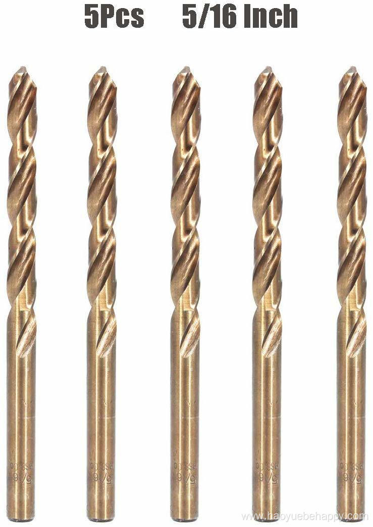 Cobalt Steel Twist Drill Bit Set of 5PCS