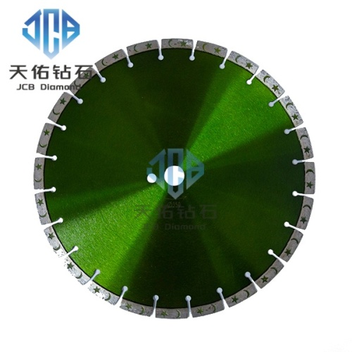 Алмазная пила со звездообразным зубом и полумесяцем