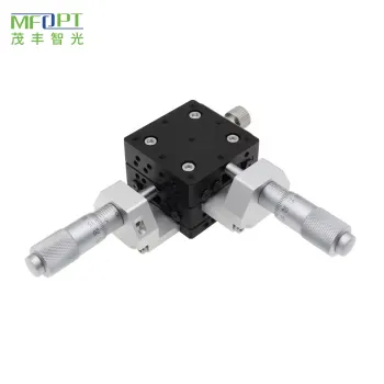 MPV40-2CR: 40x40mm XY Stainless Steel V-Grooved Crossed Roller Bearing Manual Stage