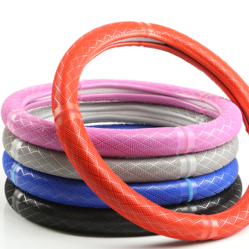 Durable Leather Steering Wheel Cover Set for Cars