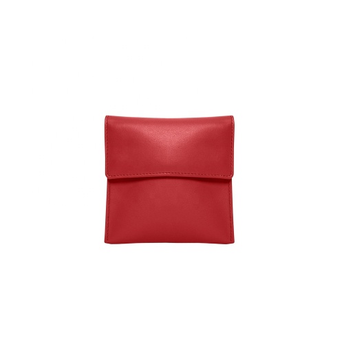 Pu Leather Single Watch Pouch With Cushion Pillow
