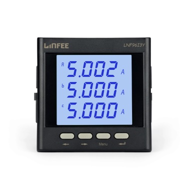 Панельді орнатылған AMMETER LCD дисплейі 2DI / 2DO үшін міндетті емес