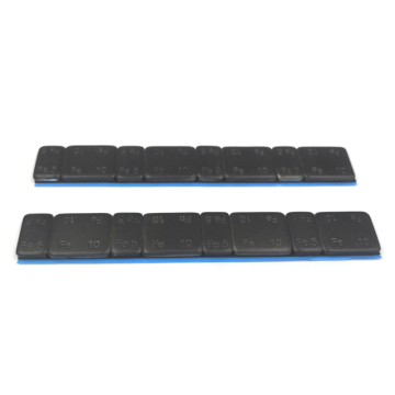 Sunsoul Zn Plated Self-Adhesive Steel Black Wheel Weights for Car Balance