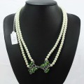 Beli Double Strand Akoya Pearl Necklace